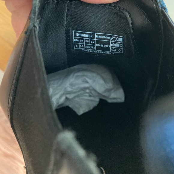 VIONIC EVERGREEN BOOTS BOOTIES BLACK SIZE 8 NIB - Picture 5 of 9